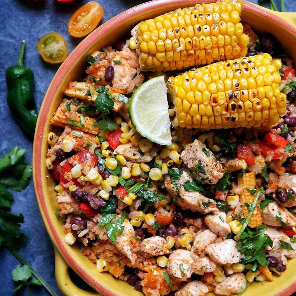 Mexican lime & chicken rice