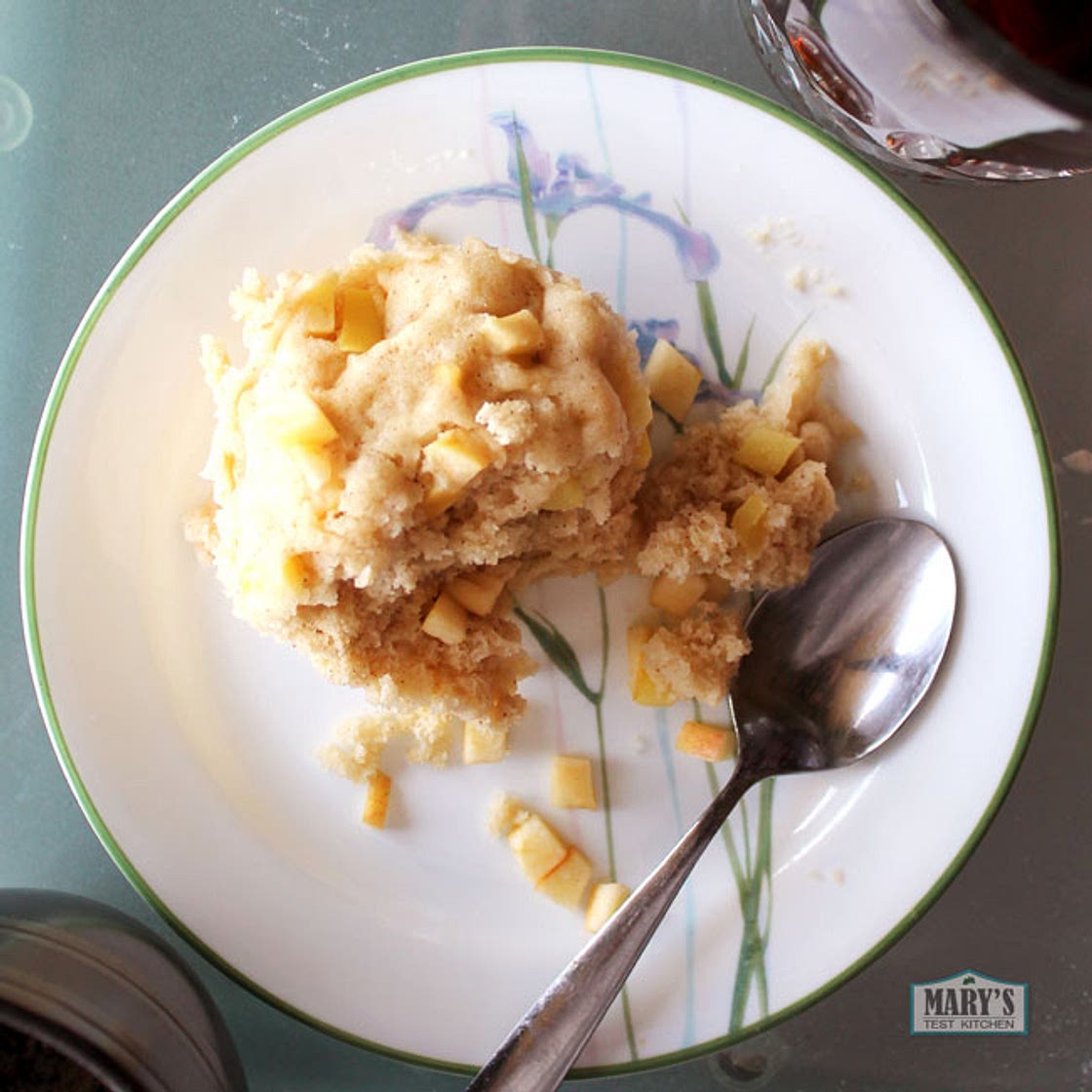 Vegan Apple Mug Cake
