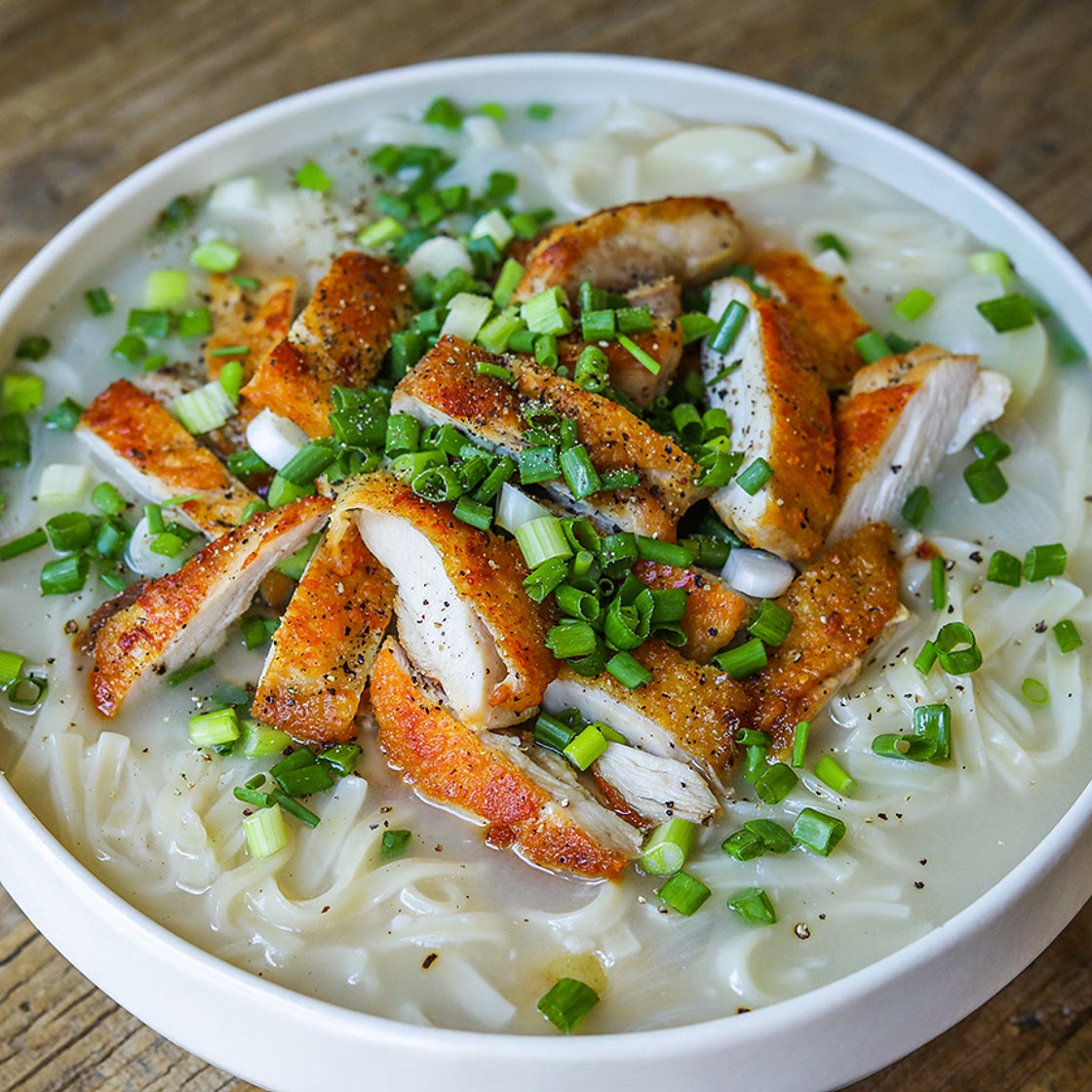 Korean Chicken Noodle Soup Dak Kalguksu