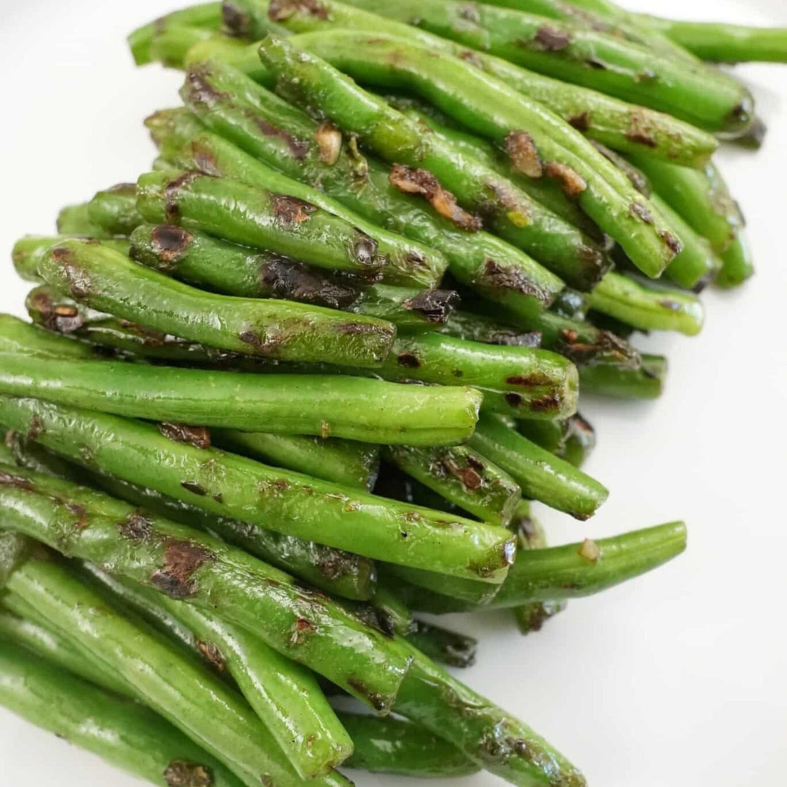 Chinese Dry Fried Garlic Green Beans