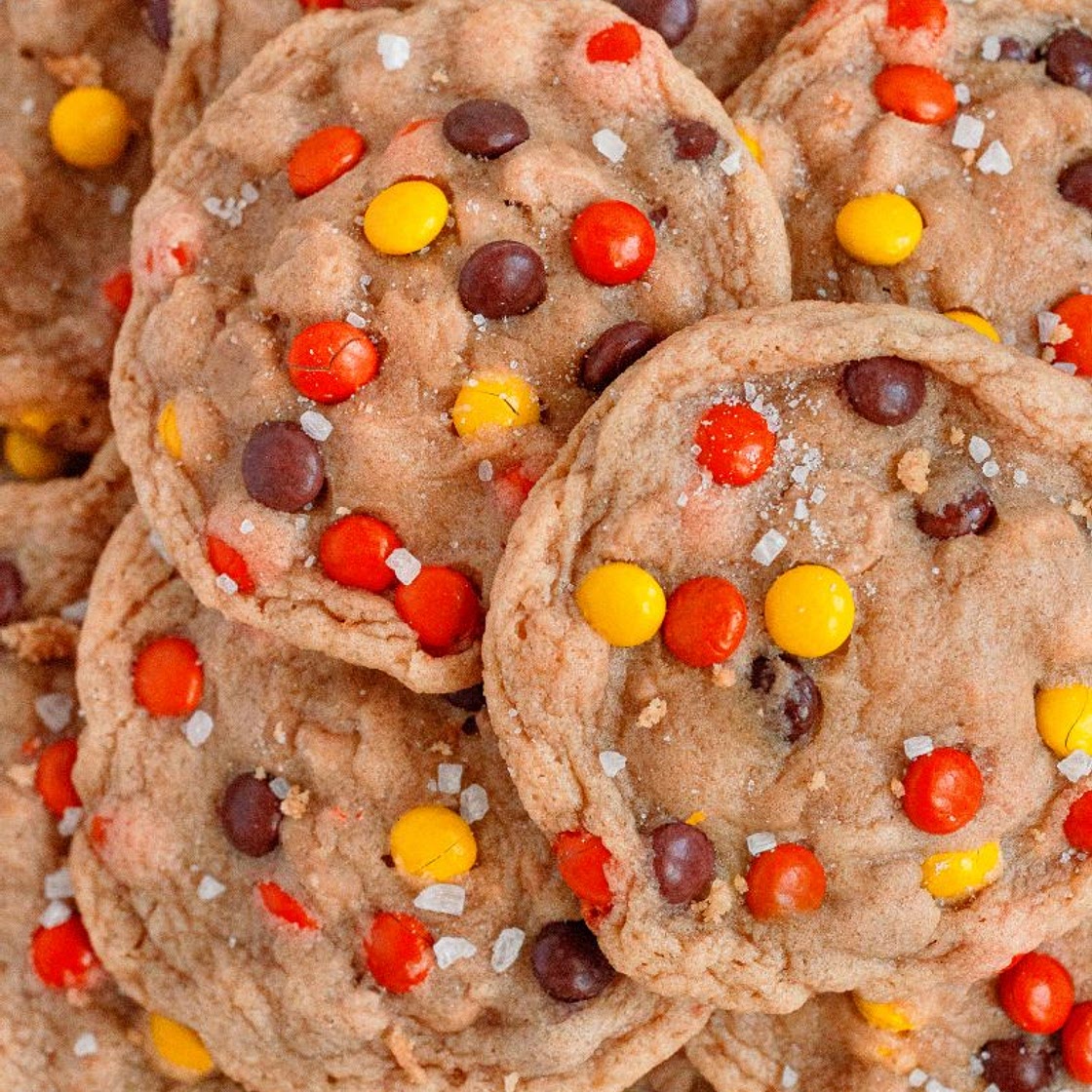 Gluten-Free Reese's Pieces Cookies