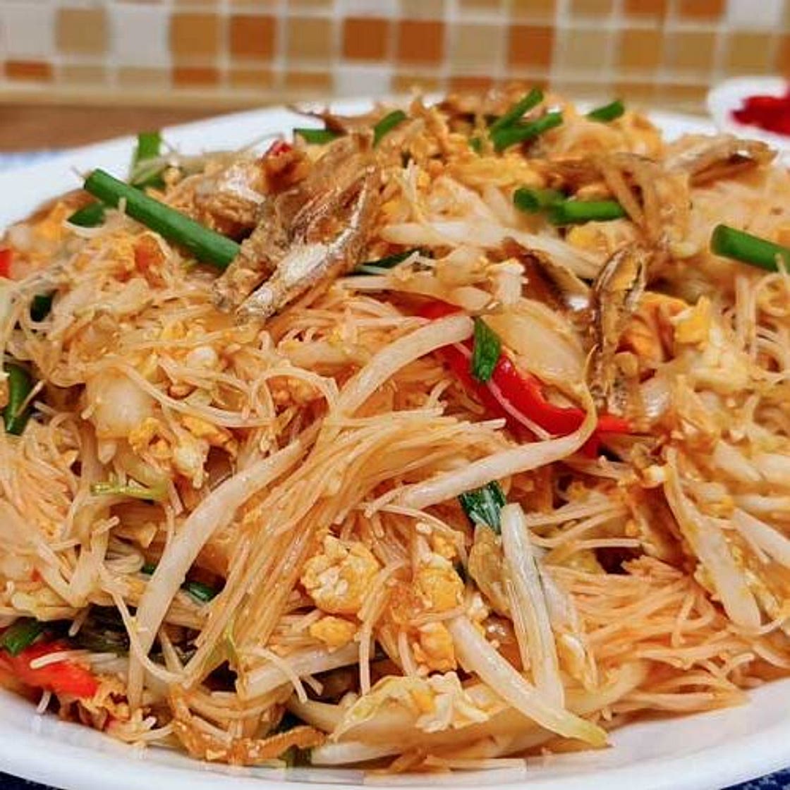 Anchovy Fried Mee Hoon