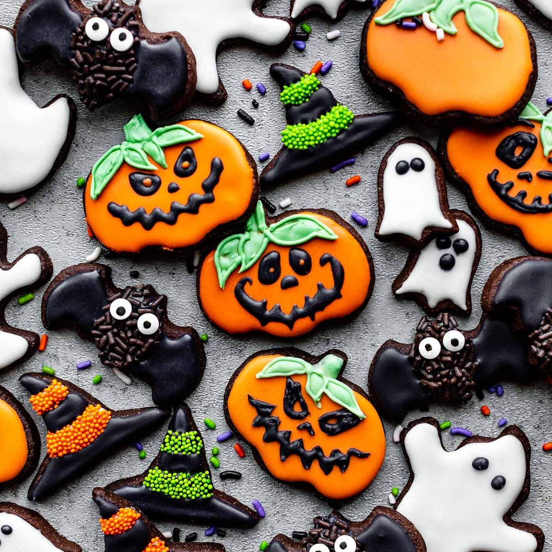 Halloween Chocolate Cookies