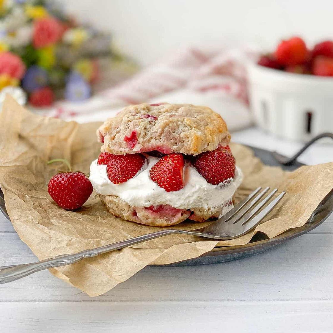 Strawberry Biscuit Shortcake