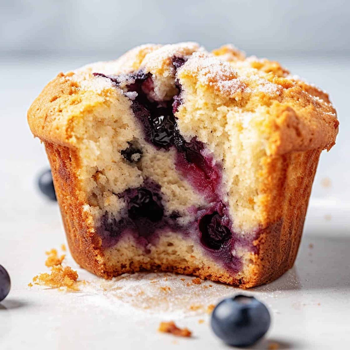 Vegan Blueberry Muffins