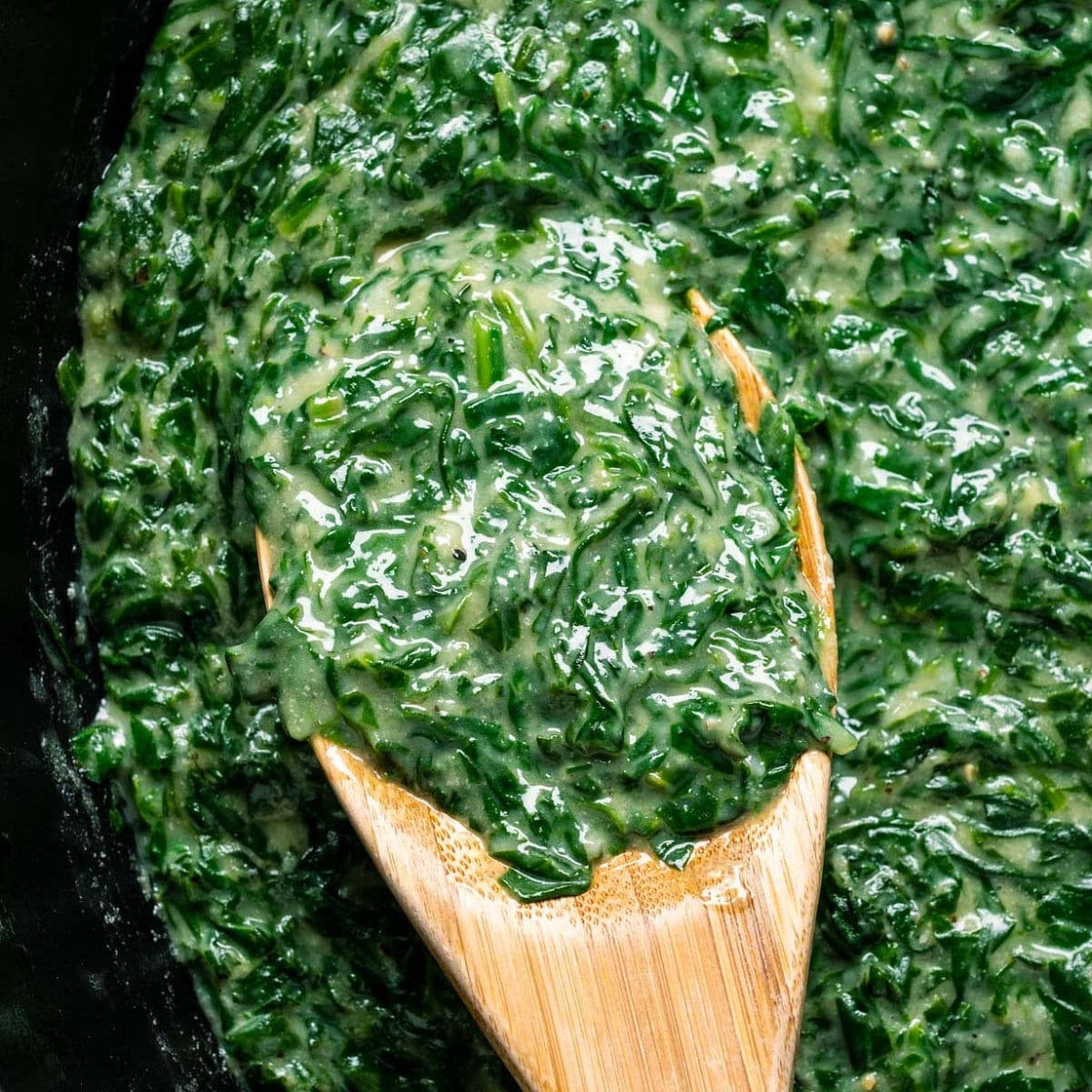 Vegan Creamed Spinach