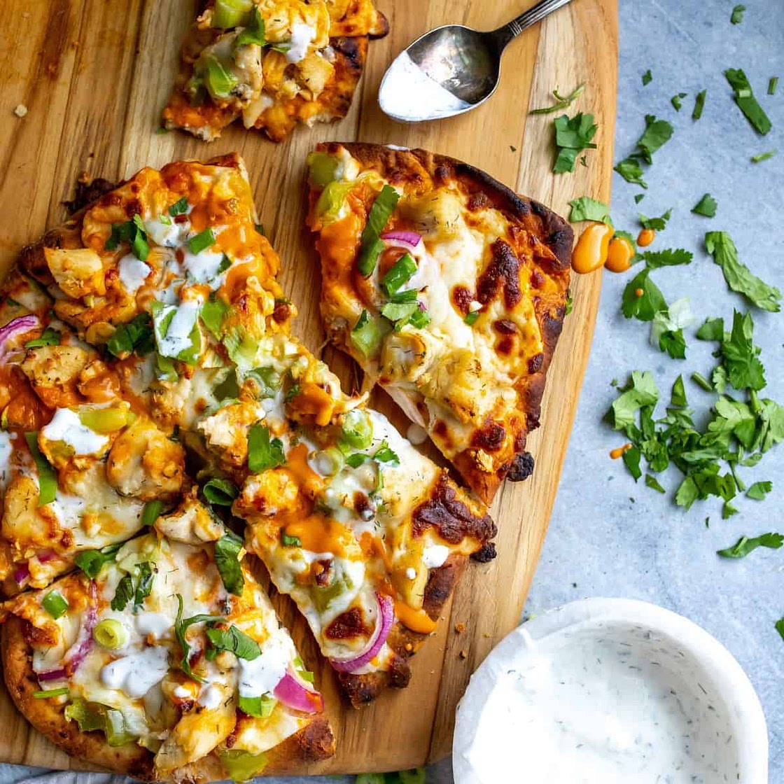 Buffalo Chicken Flatbread