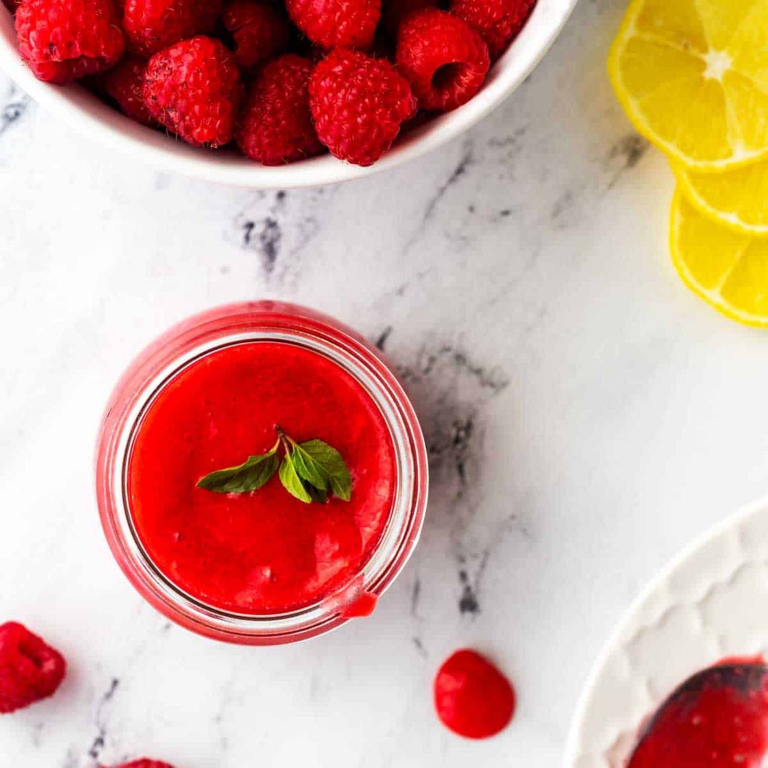 Keto Raspberry Sauce