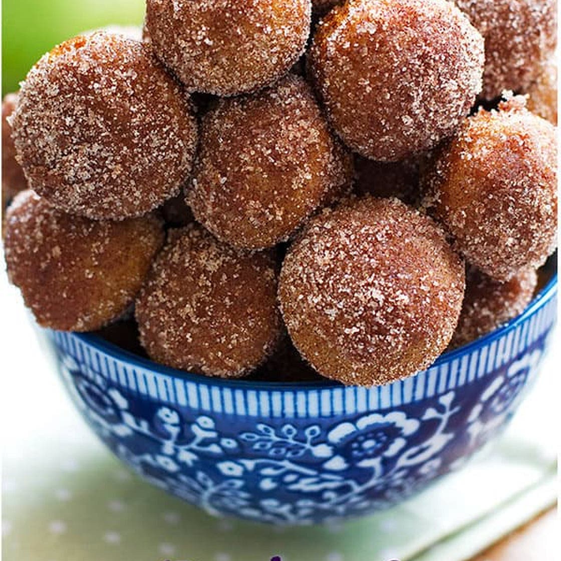 Baked Apple Cider Donut Holes