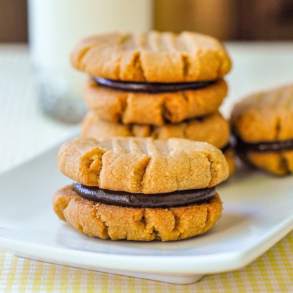 3 Ingredient Gluten Free Peanut Butter Cookies