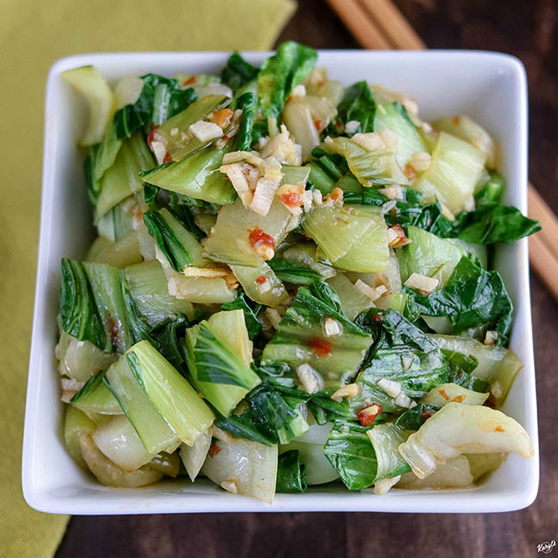 Chili Garlic Baby Bok Choy