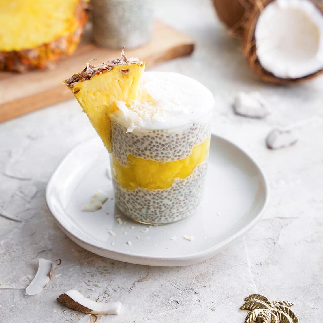 Piña Colada Chia Seed Pudding