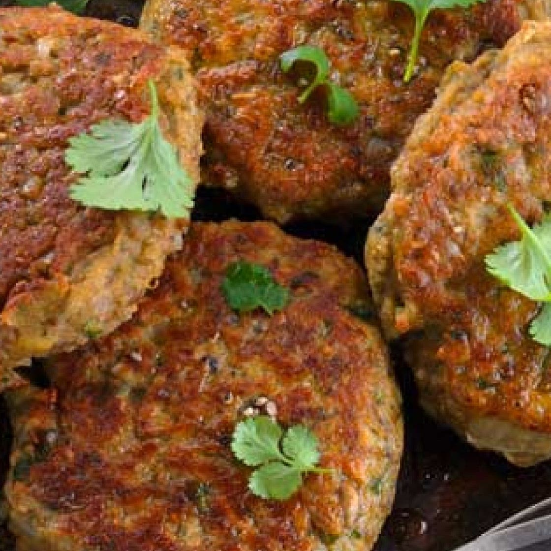 Spiced Lentil and Chickpea Patties
