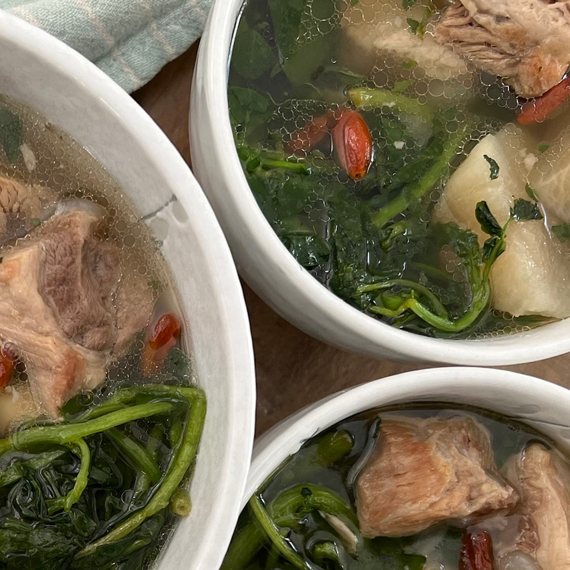 Chinese Watercress Soup (Instant Pot / Pressure Cooker Recipe) Sai Yeung Choi Tong 西洋菜湯