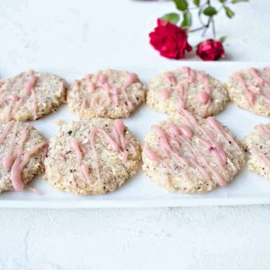 Rose cookie recipe (Rosewater cookies)