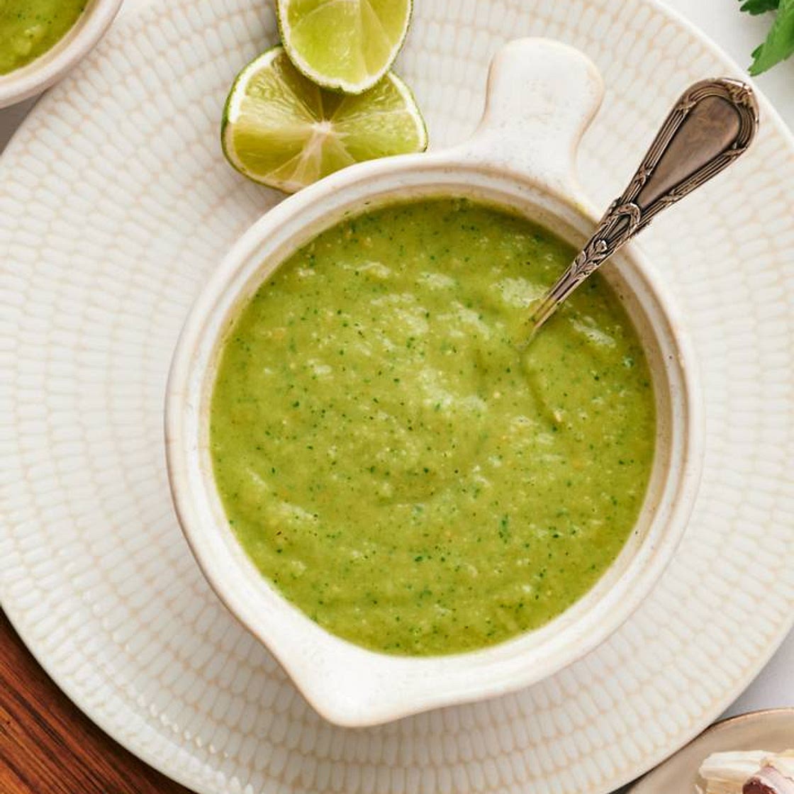 Creamy Avocado Salsa Verde
