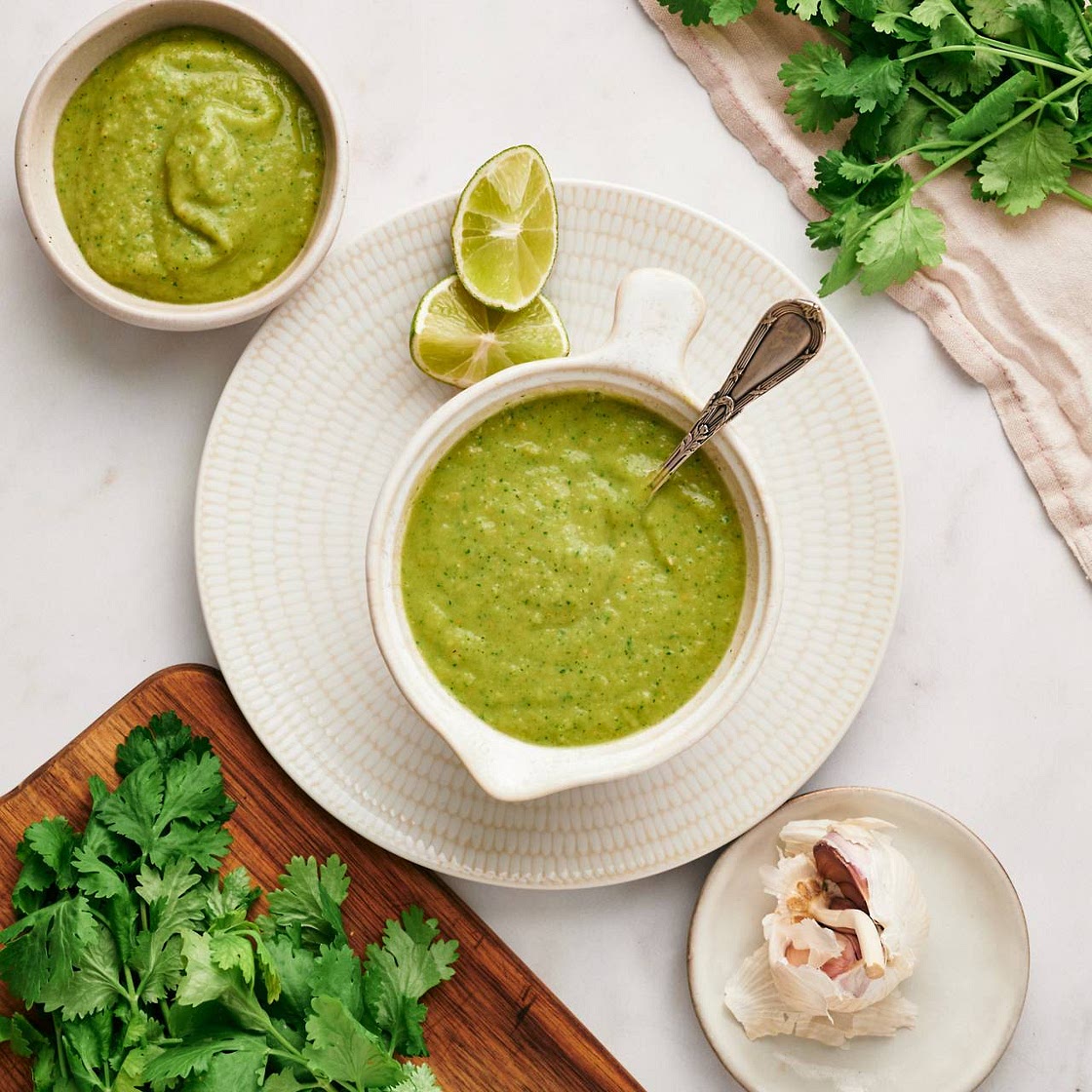 Creamy Avocado Salsa Verde