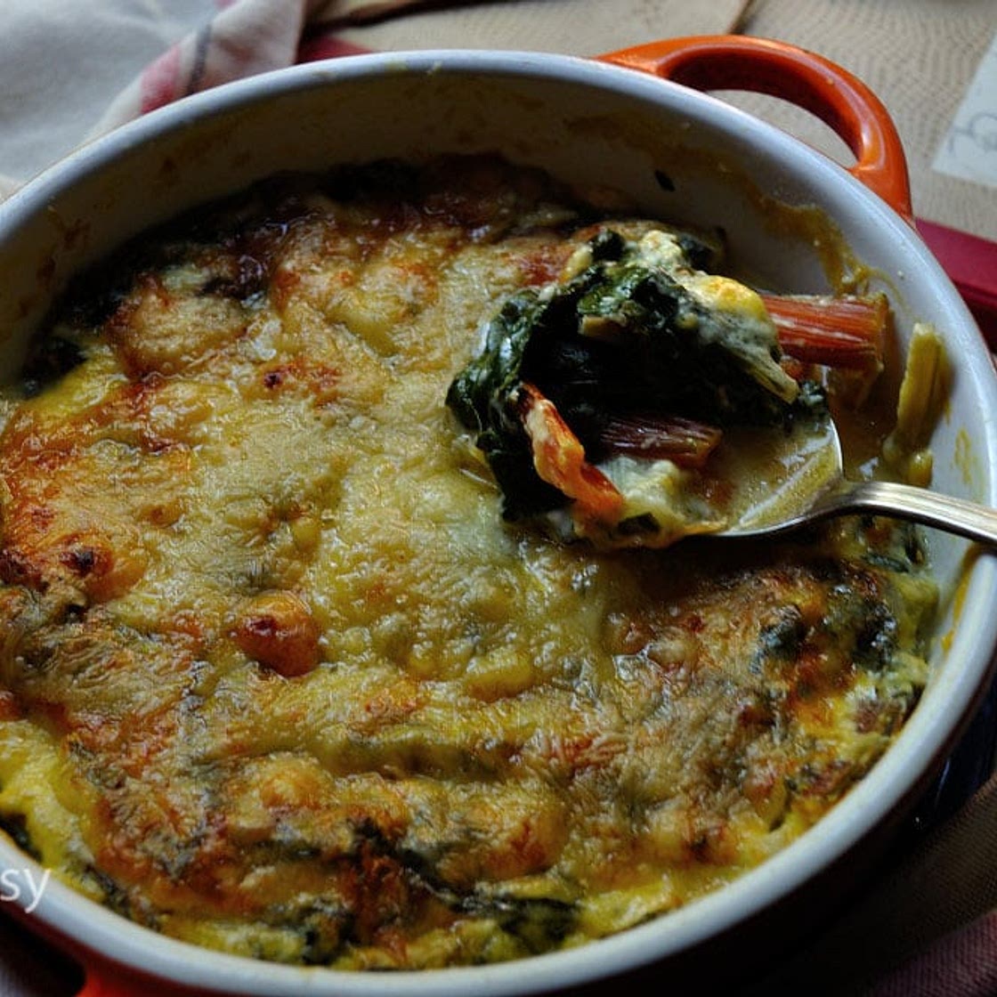 Swiss Chard au Gratin
