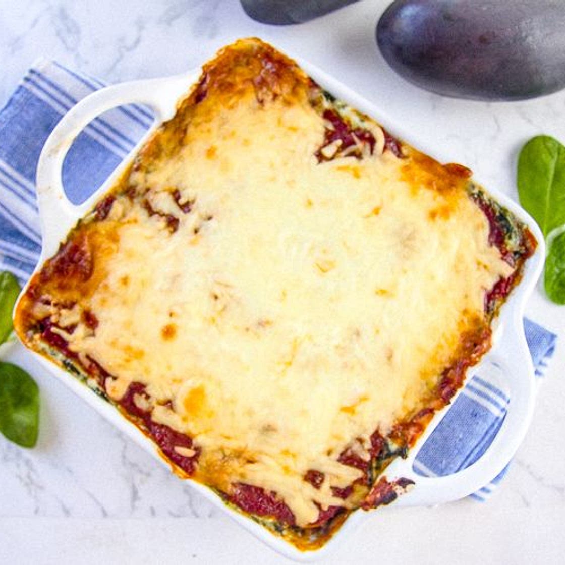 Spinach Eggplant Lasagna