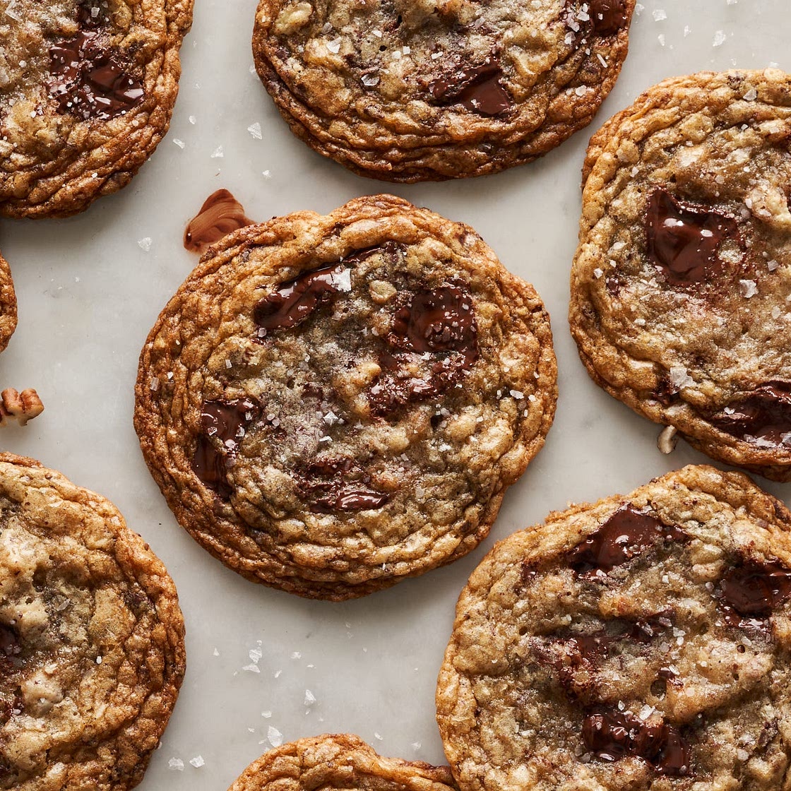 Banana Chocolate Chip Cookies
