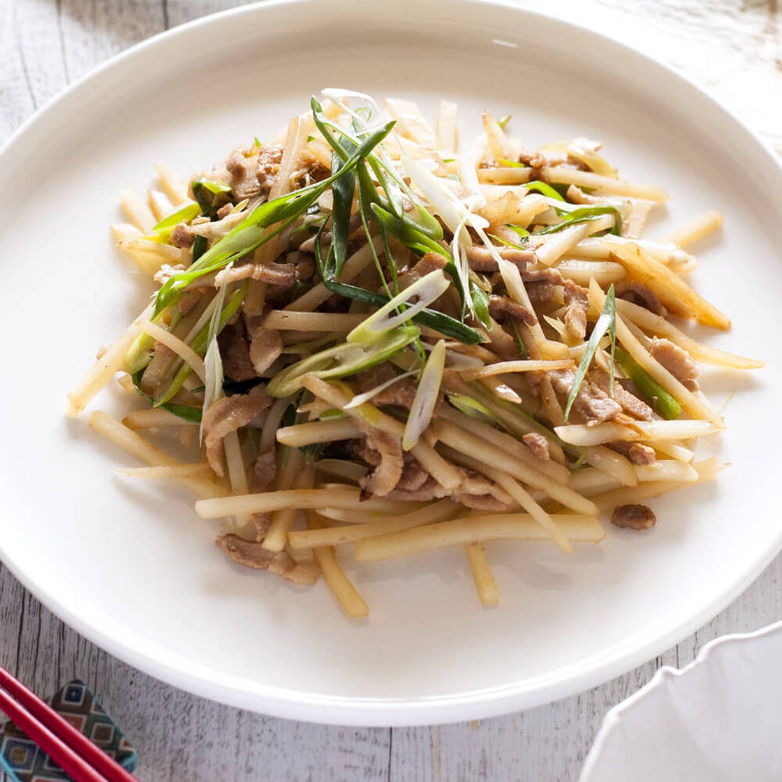 Pork and Potato Stir Fry