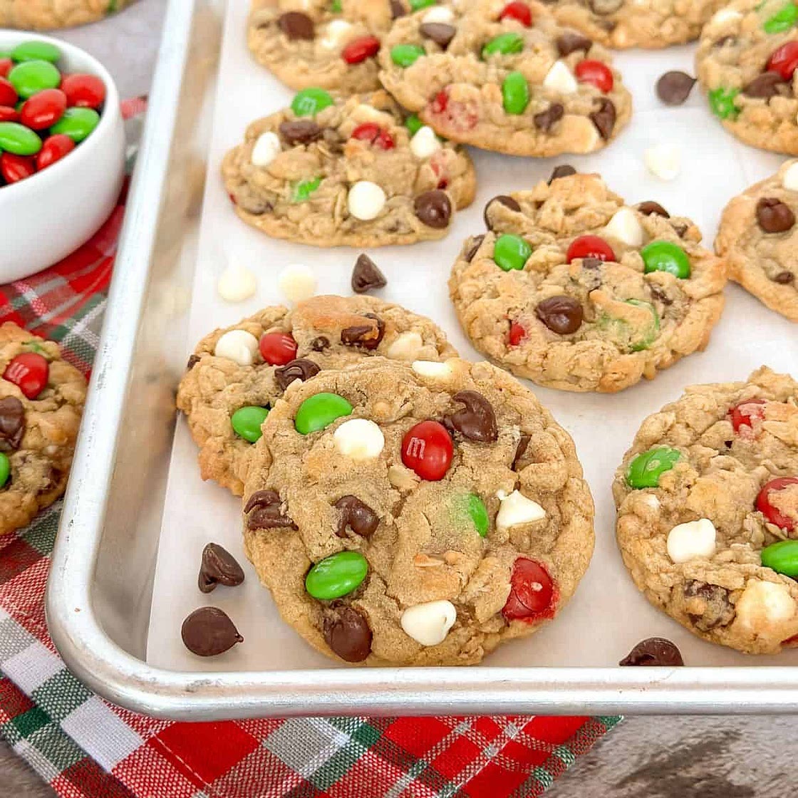 Christmas Monster Cookies