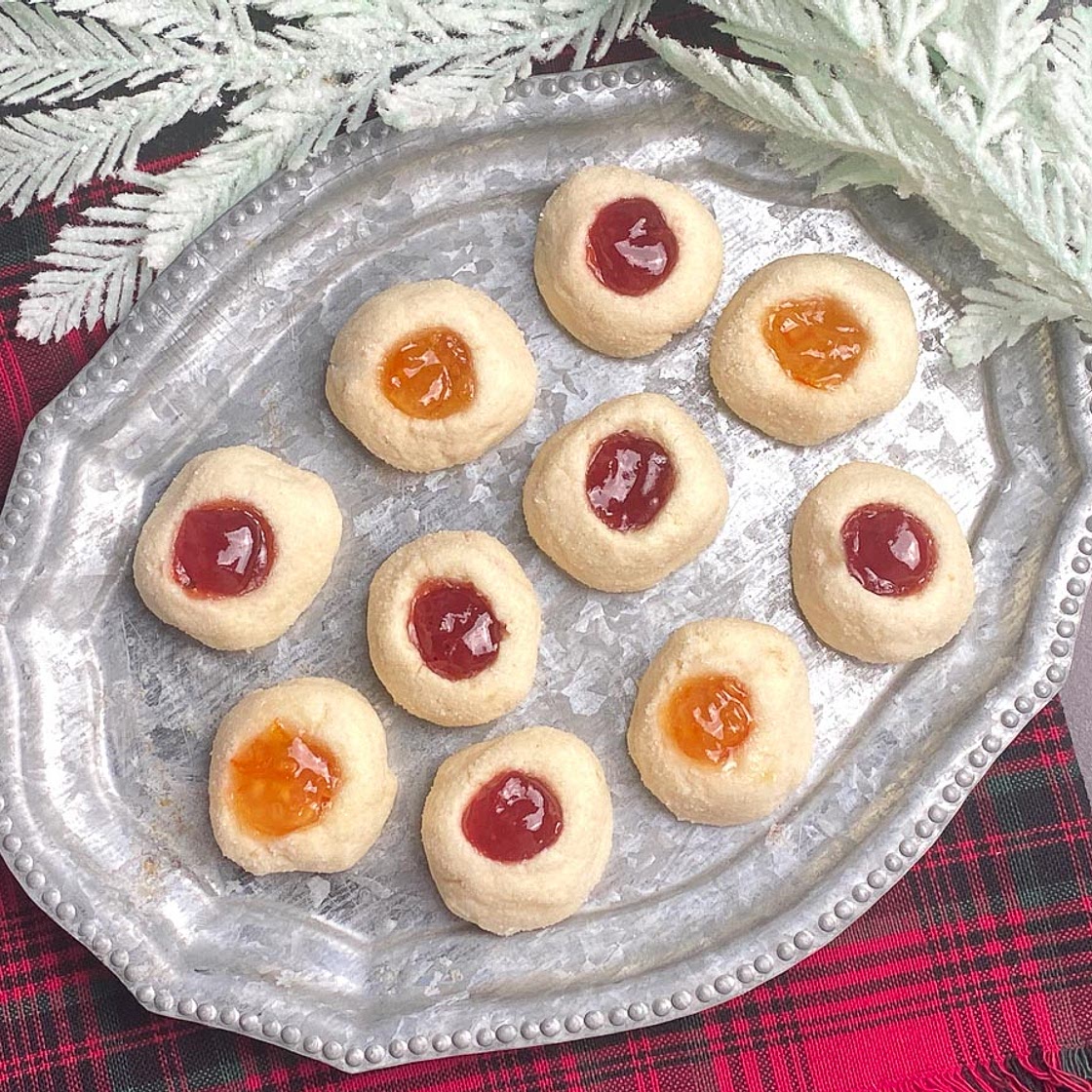 Low FODMAP Thumbprint Cookies