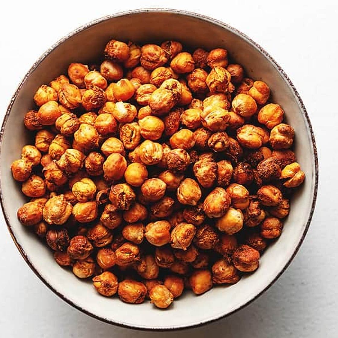 Crispy Chili-Lime Spiced Air Fryer Chickpeas