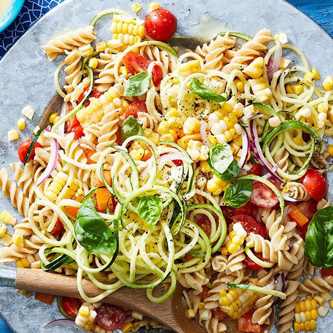 Confetti Corn and Pasta Bowl