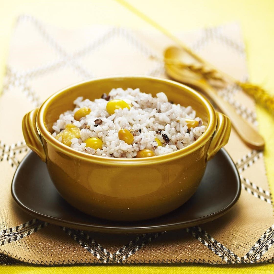 흑미견과류찰밥 만드는 법