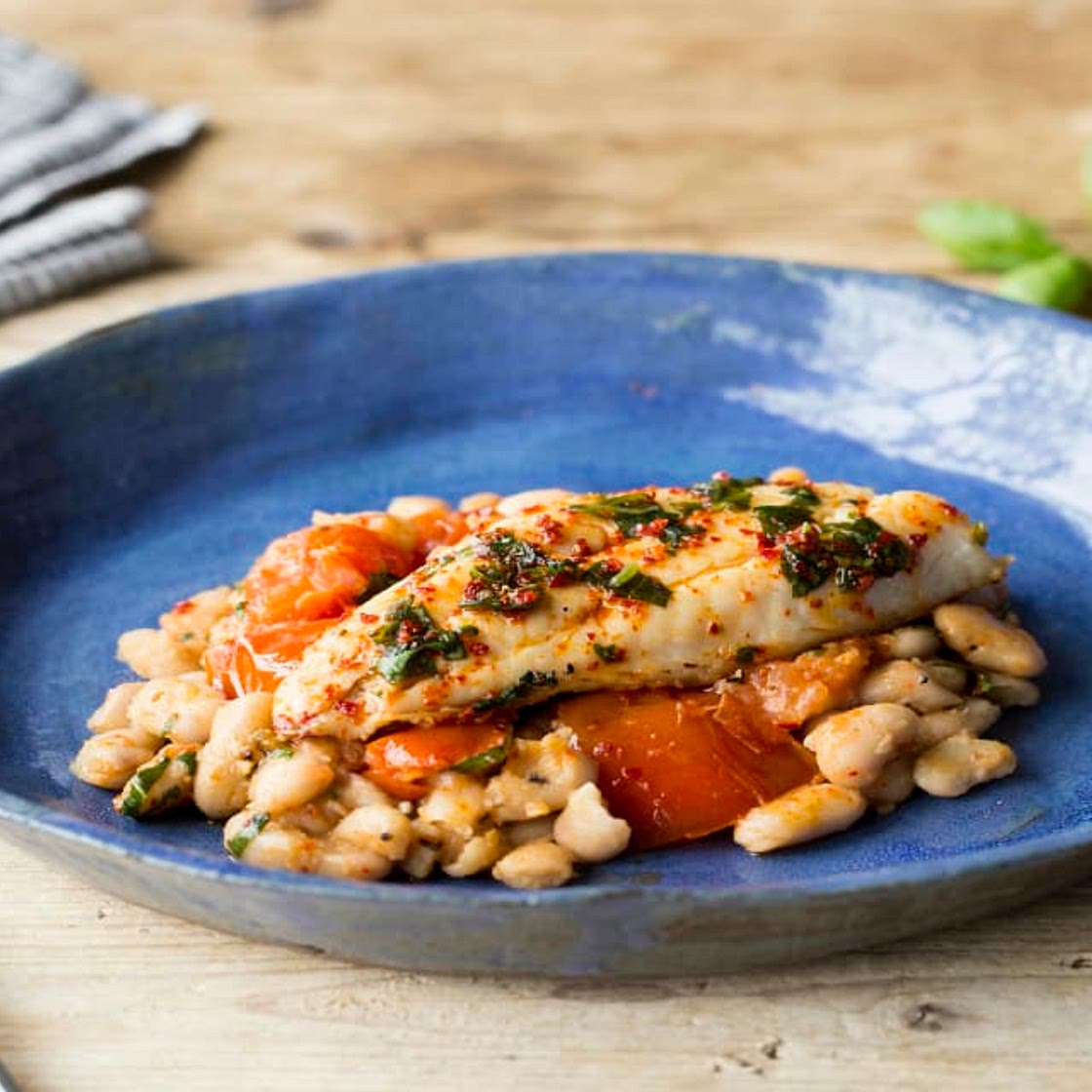 Baked Mediterranean Barramundi