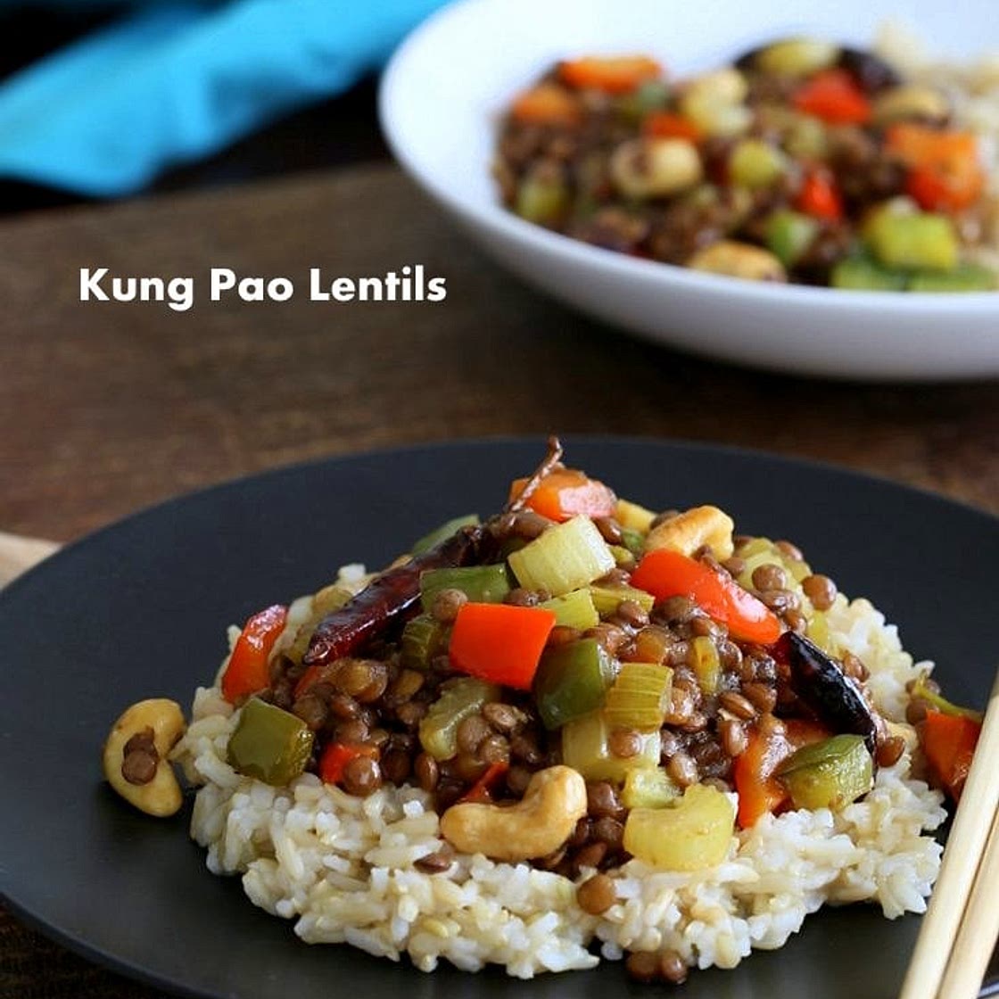 Kung Pao Lentils