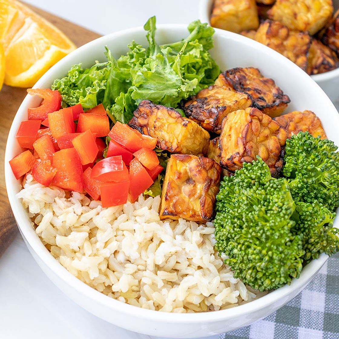 Tempeh With Ginger Marinade