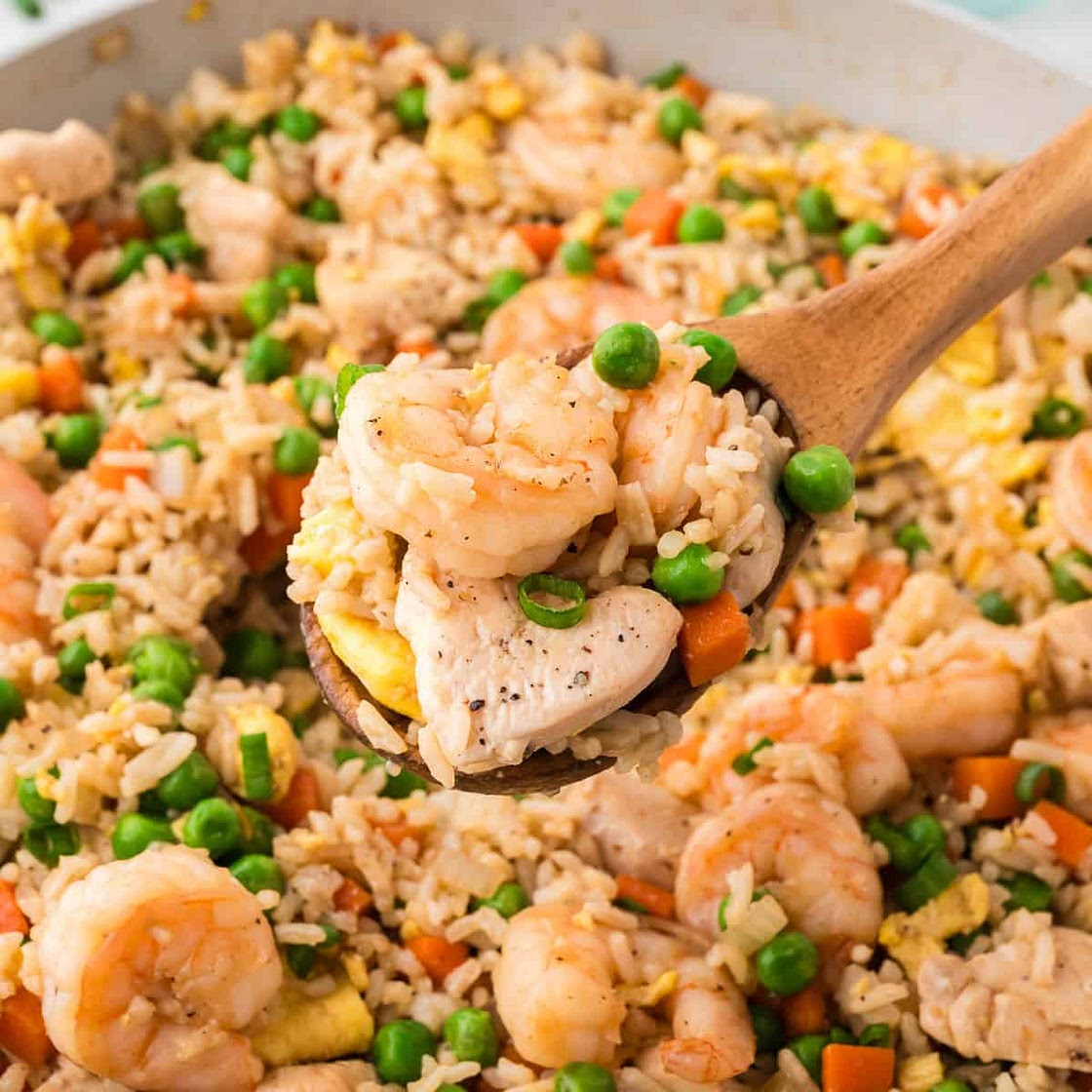 Shrimp and Chicken Fried Rice