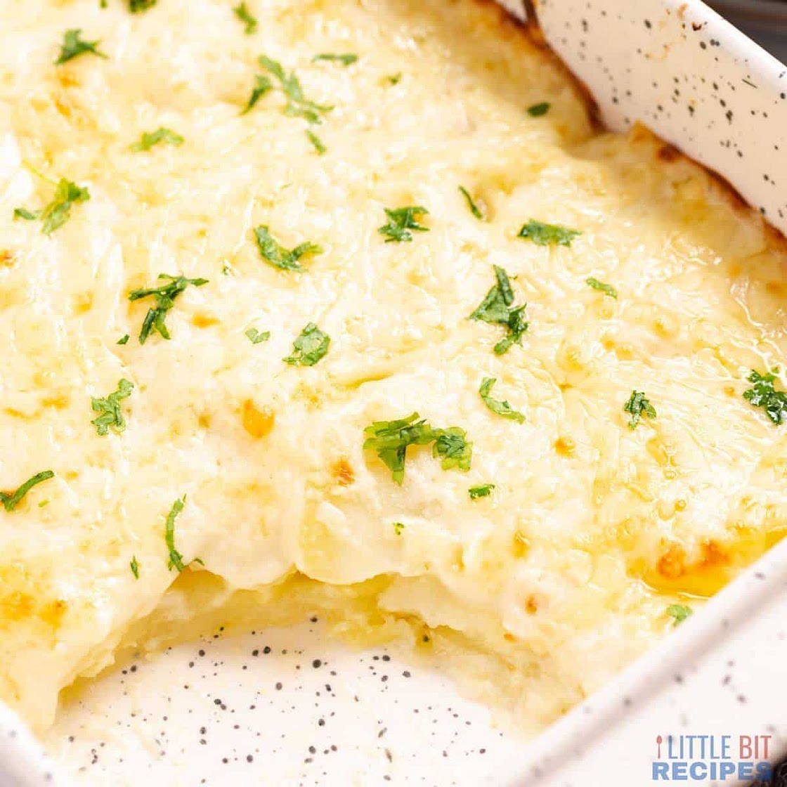Easy Scalloped Potatoes for Two