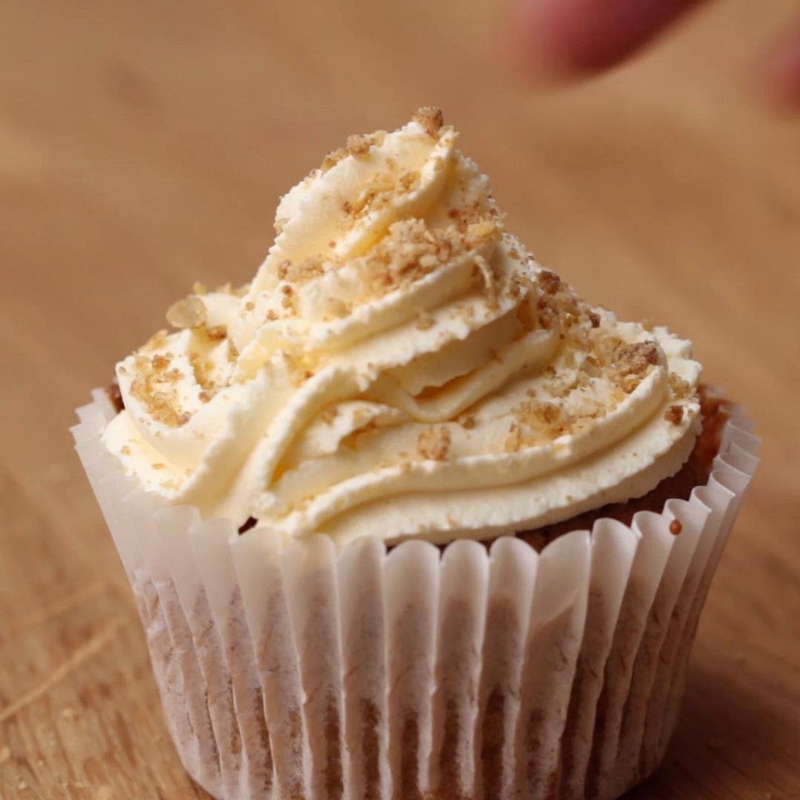Apple Crumble Cupcakes Recipe by Tasty