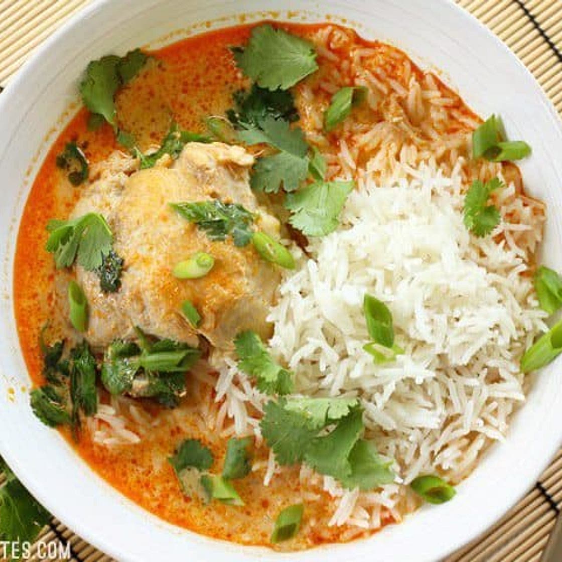 Thai Coconut Curry Chicken Thighs