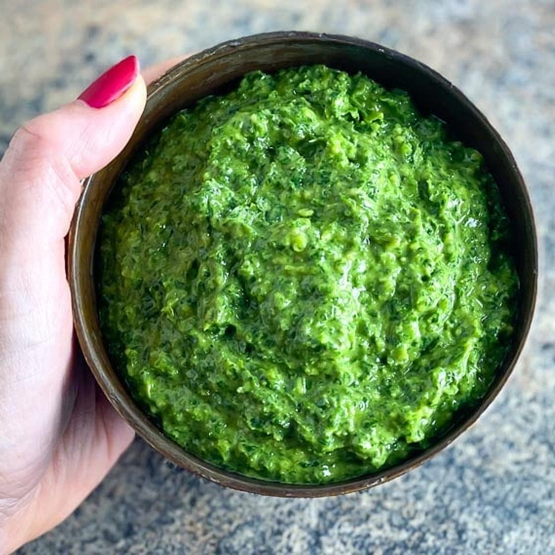 Vegan Low FODMAP Kale Pesto