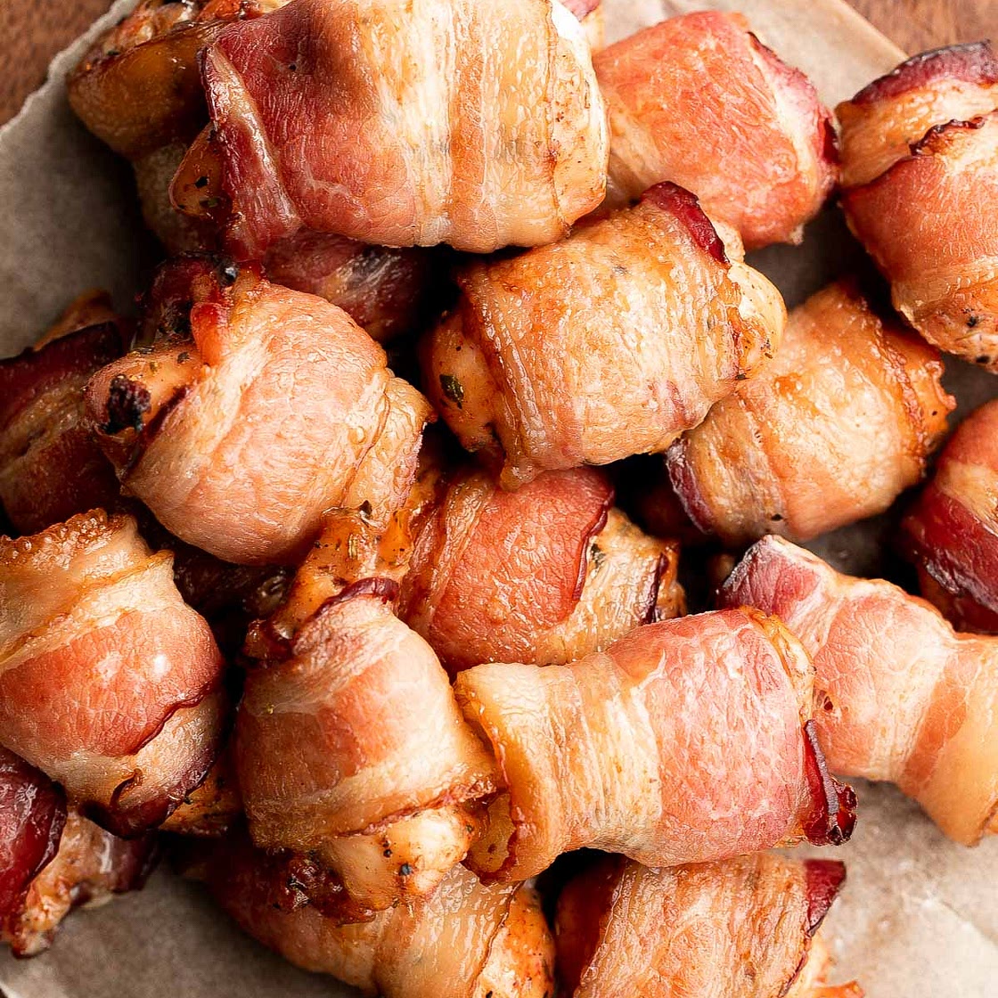Bacon Wrapped Chicken Bites