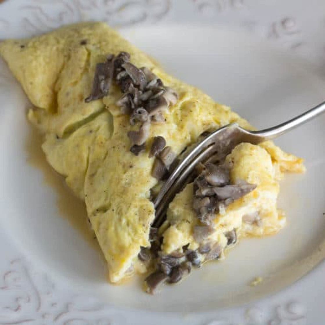 Low FODMAP Mushroom Omelet