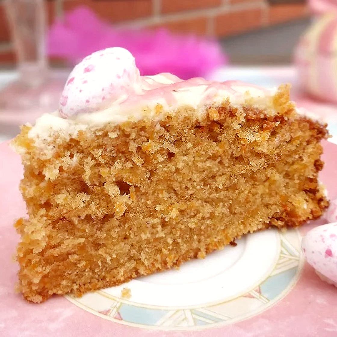 Spelt Carrot Cake with a Lemon Cream Cheese Frosting