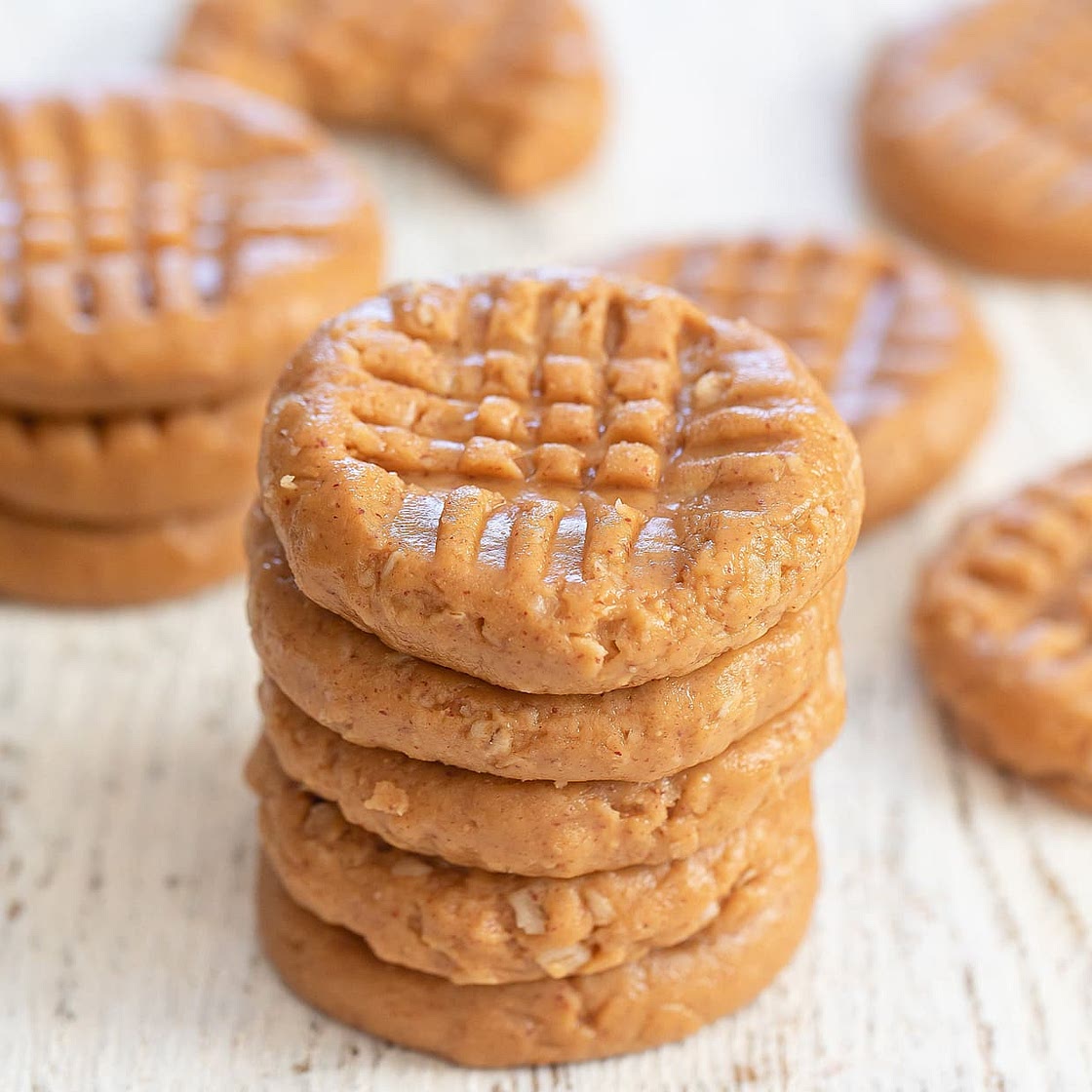 3 Ingredient No Bake Peanut Butter Cookies