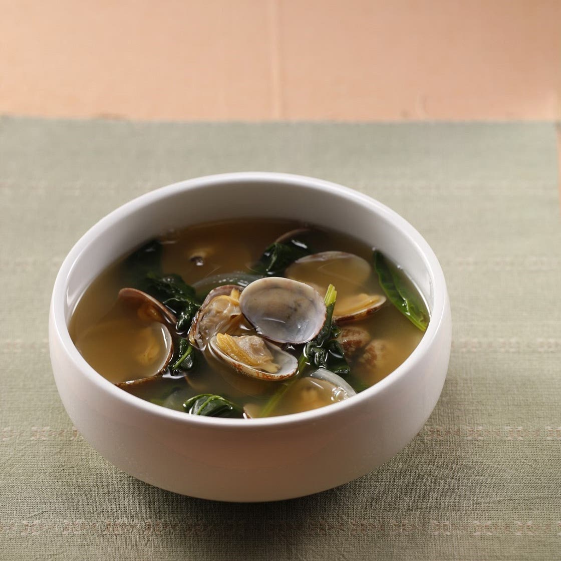 시금치 바지락된장국 만드는 법