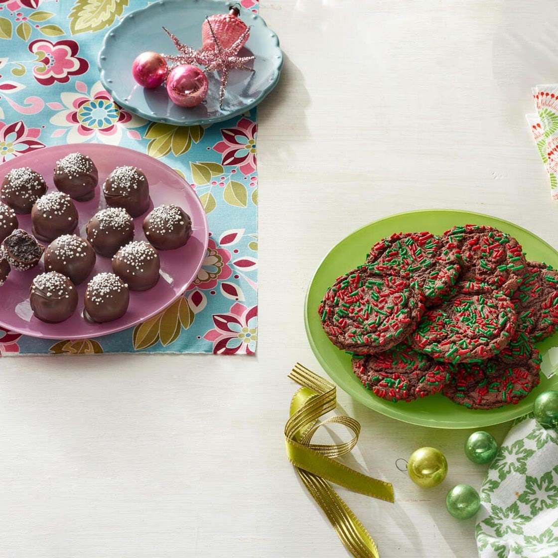 Chocolate Cake Mix Cookies