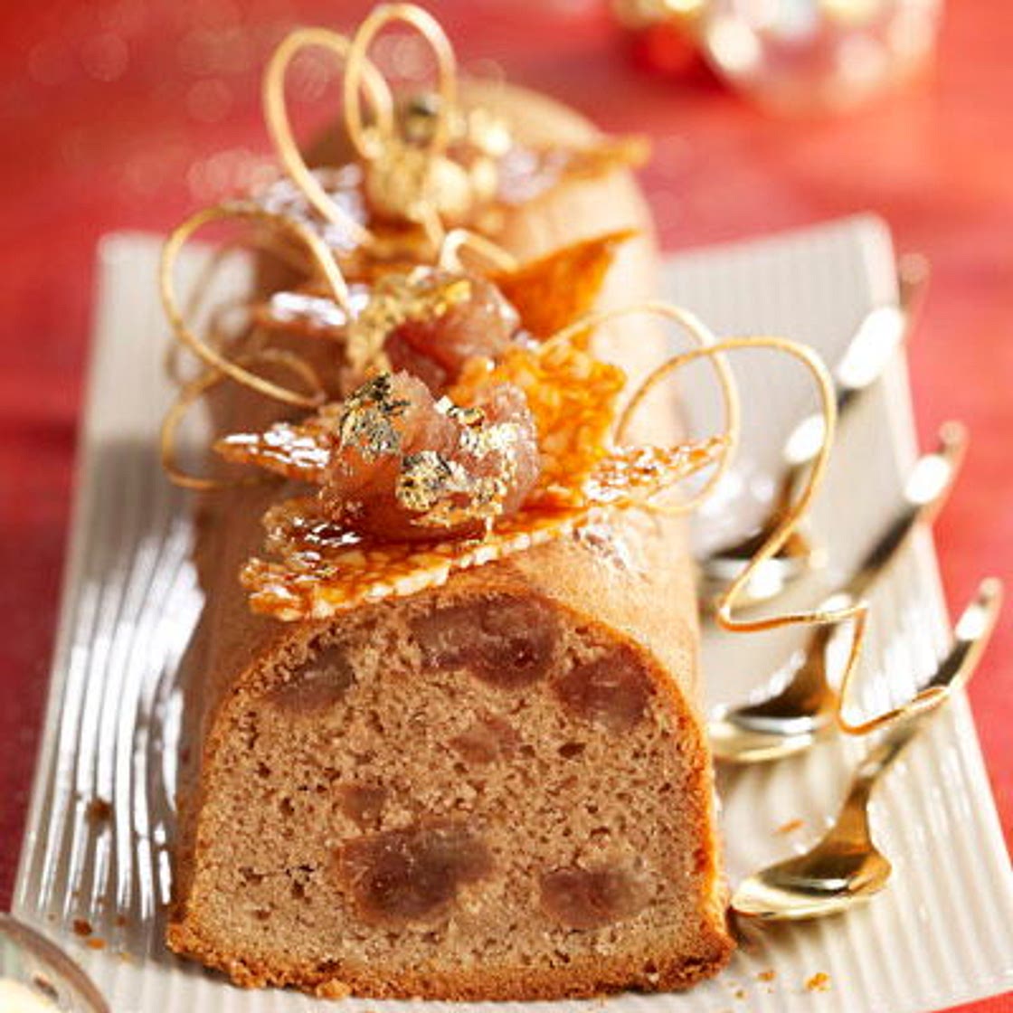 Bûche aux marrons et whisky