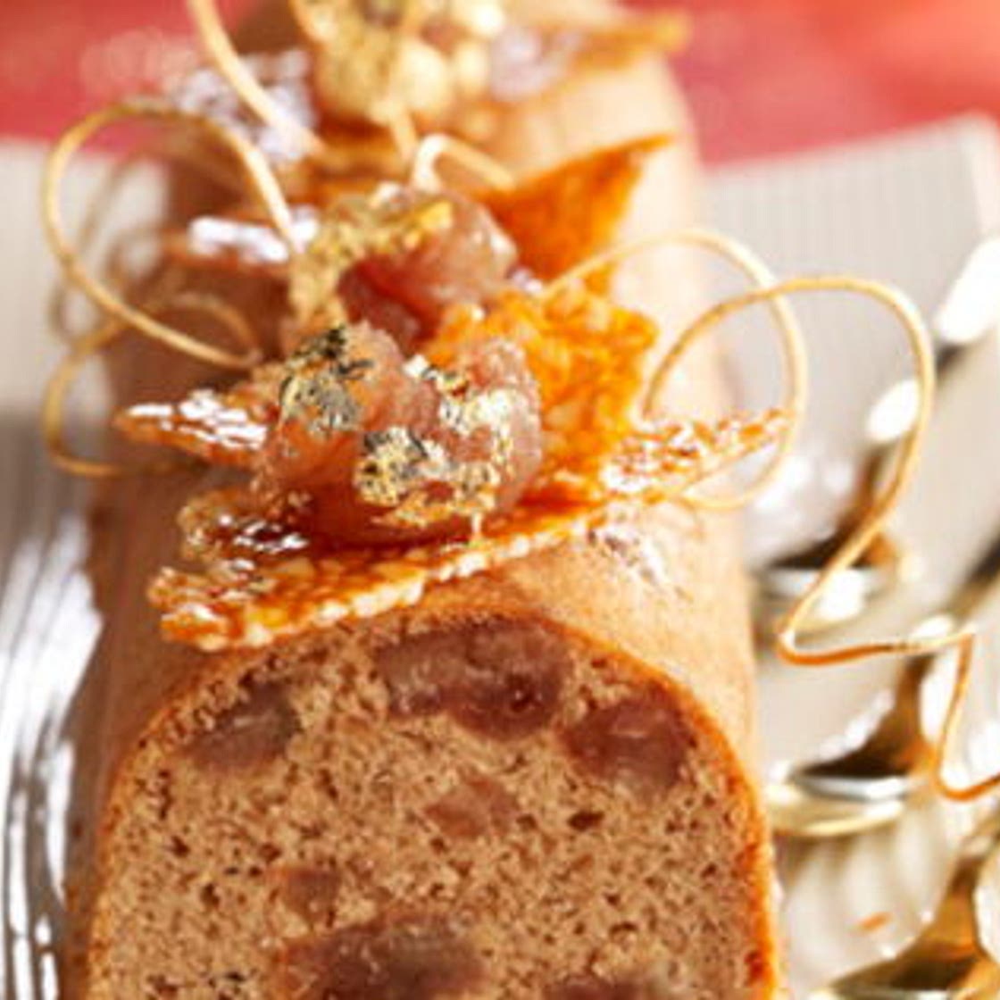 Bûche aux marrons et whisky