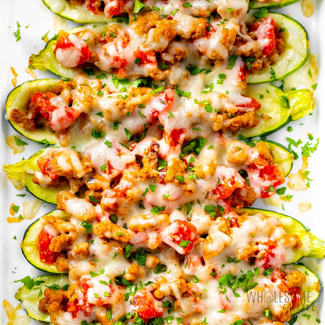 Stuffed Zucchini Boats