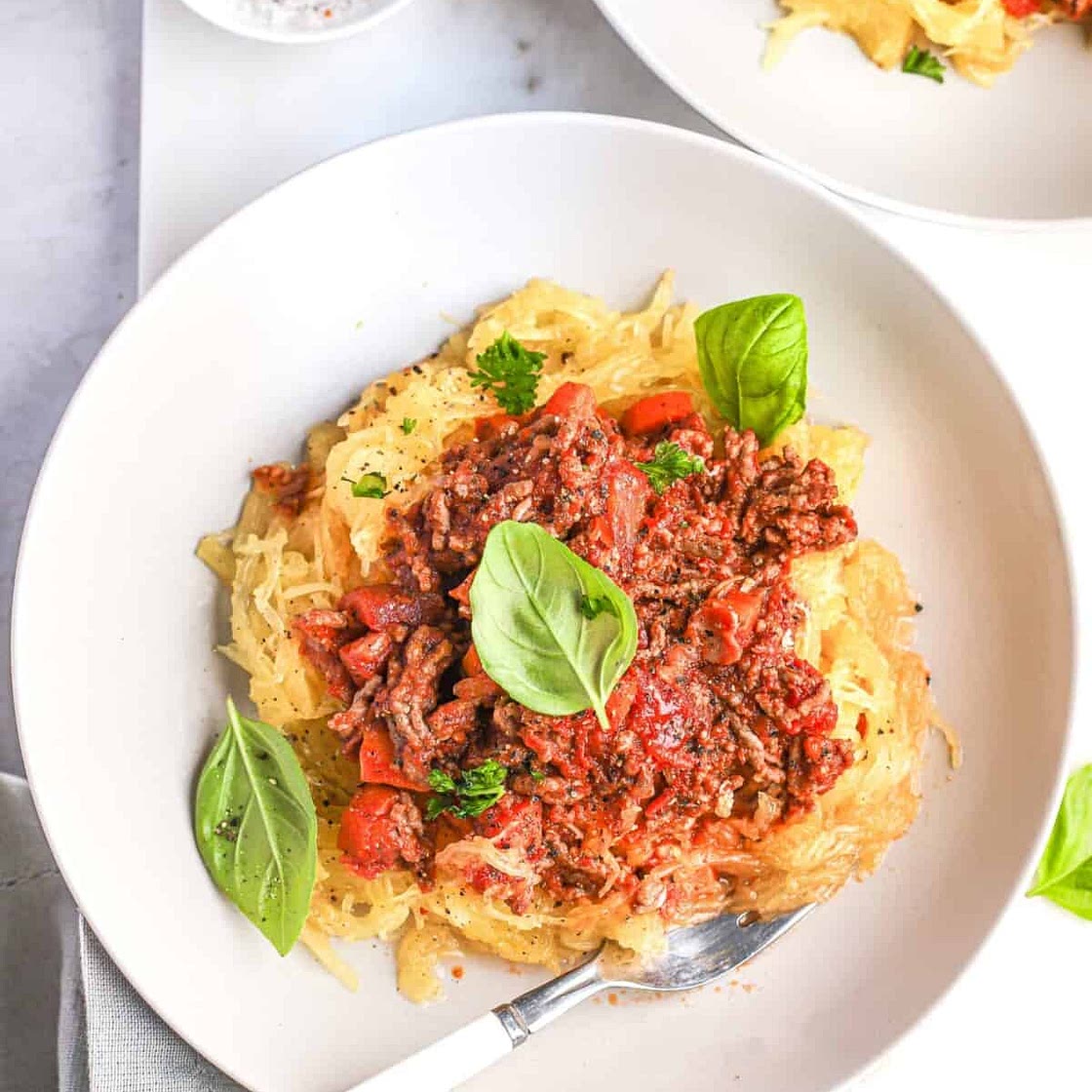 Beef Bolognese Spaghetti Squash