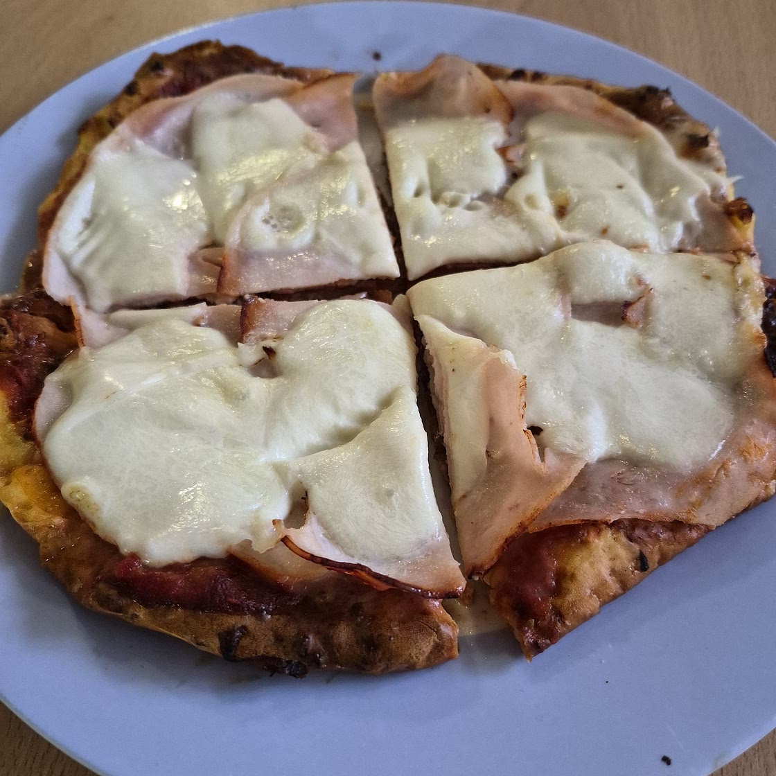 Cottage cheese pizza