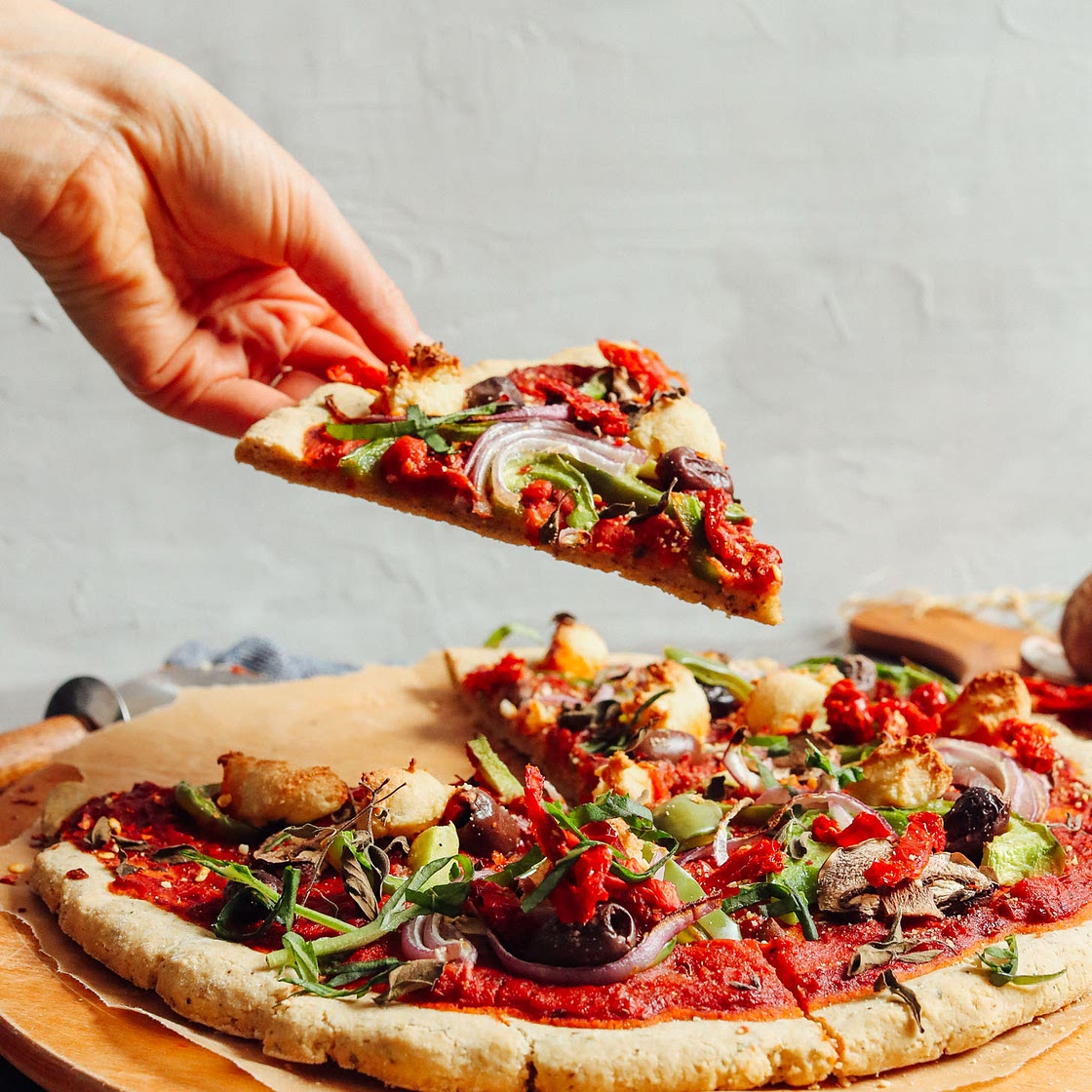 Easy Vegan Gluten Free Pizza Crust